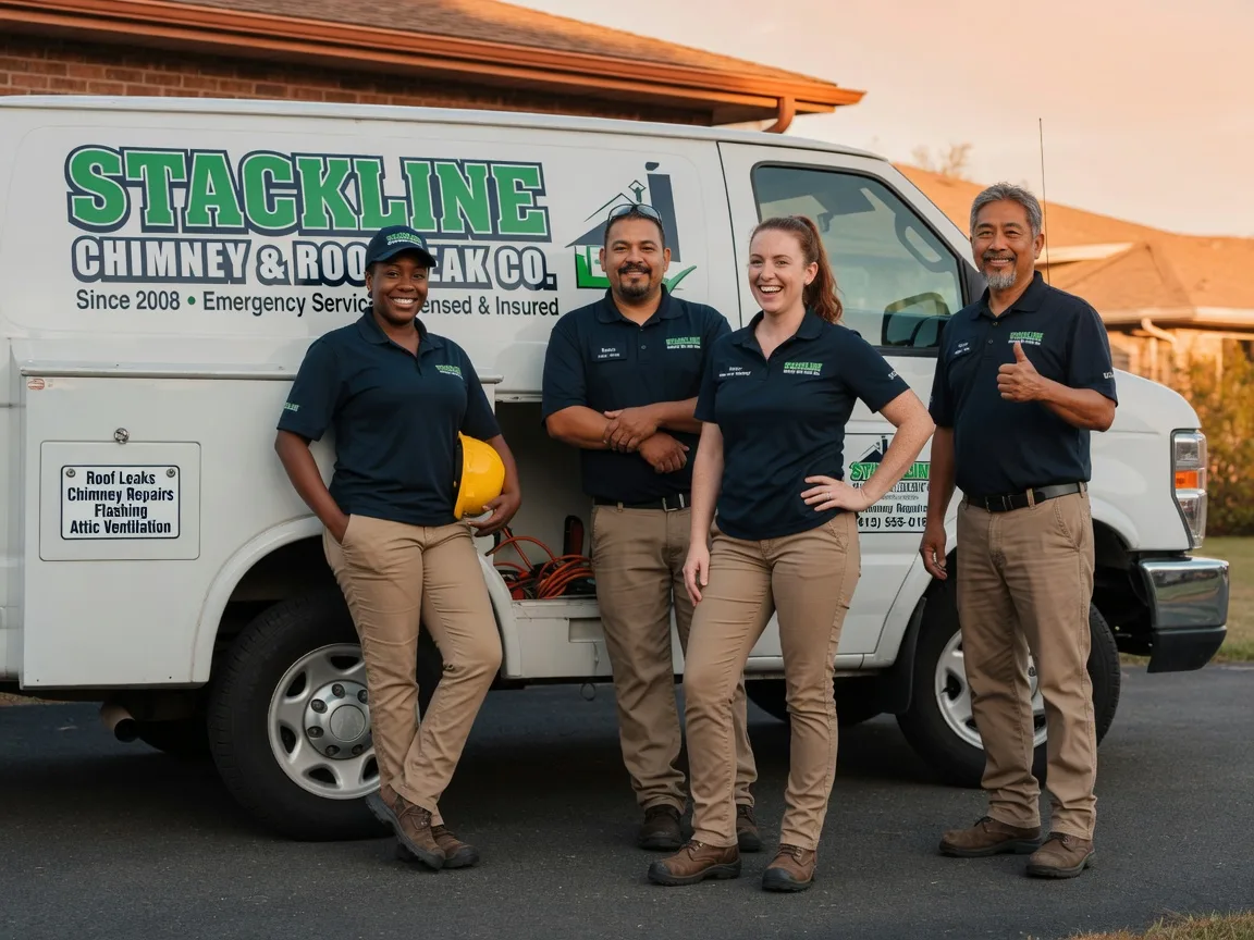 Chimney flashing repair company in Sterling, MI